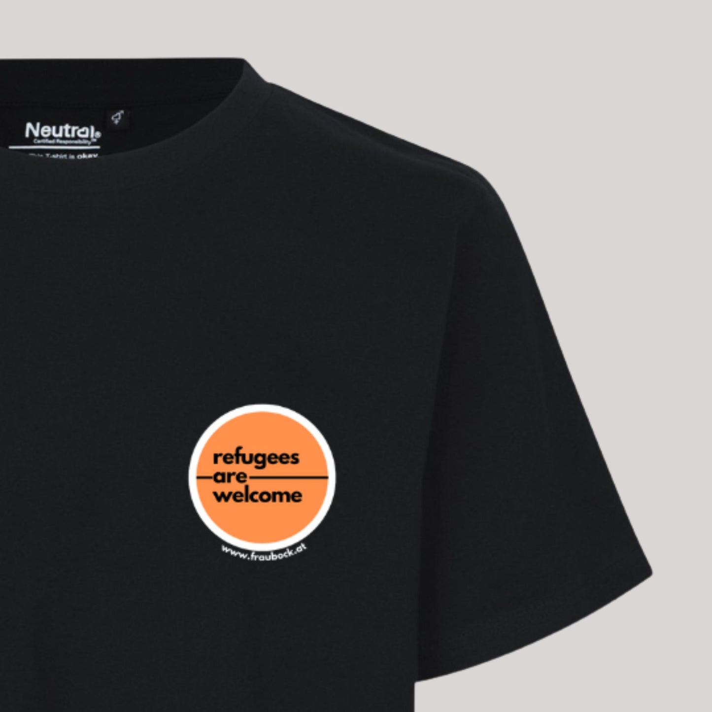 Unisex-Shirt "refugees are welcome"