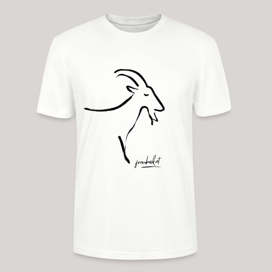 Unisex-Shirt "Bockasso" - weiß