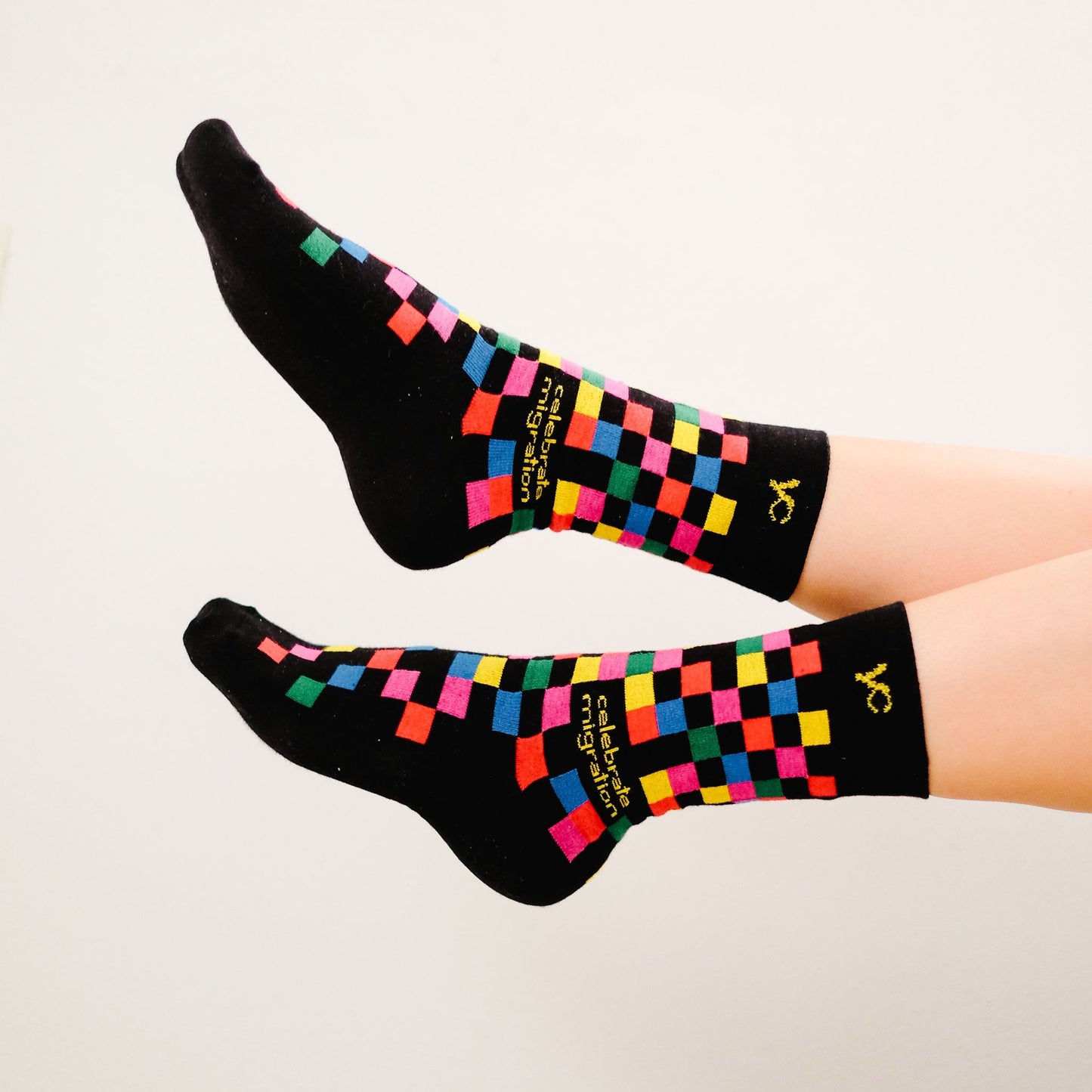 Socken "Celebrate Migration" - Schwarz