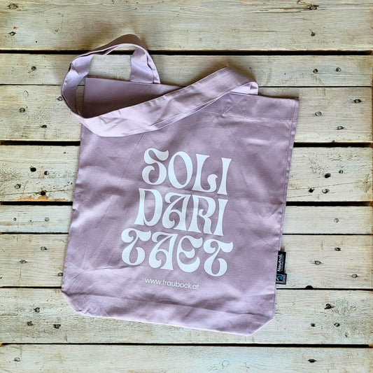 Tasche "Solidarität" - Dusty Purple