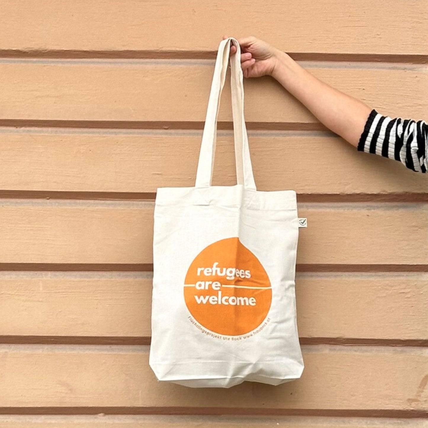 Tasche "refugees are welcome" - Natur