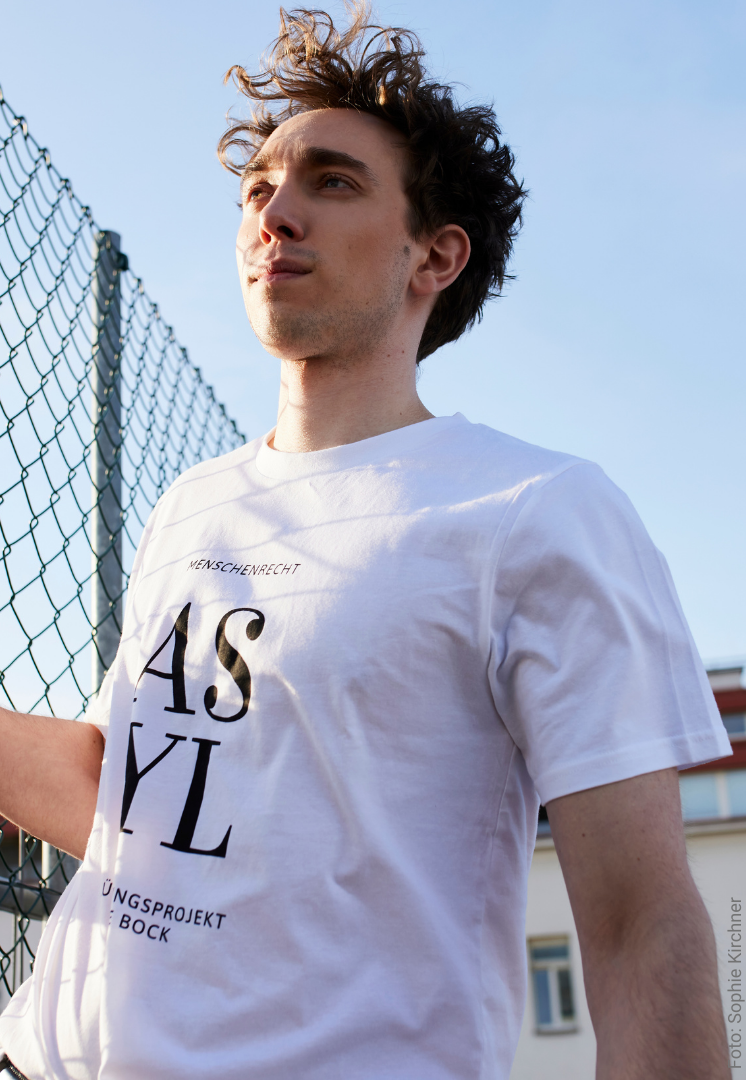 Unisex-Shirt "Asyl"- B-Ware