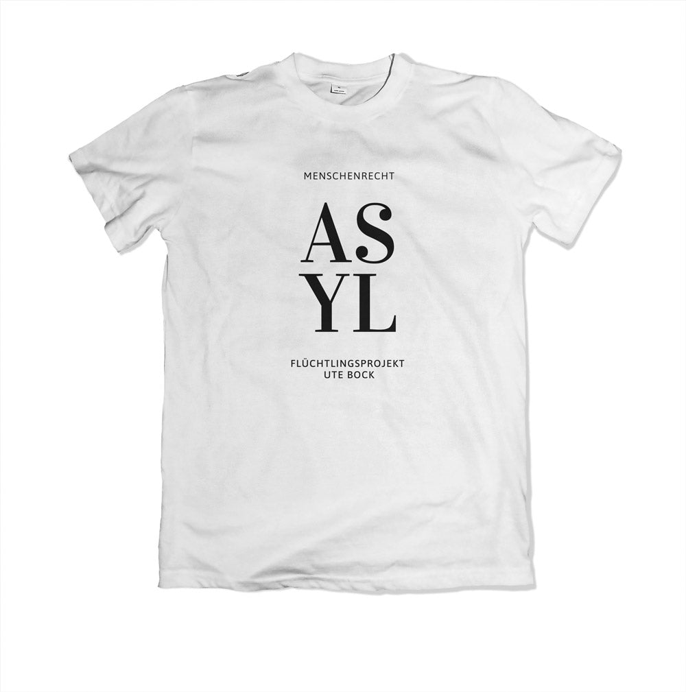 Shirt Asyl weiß