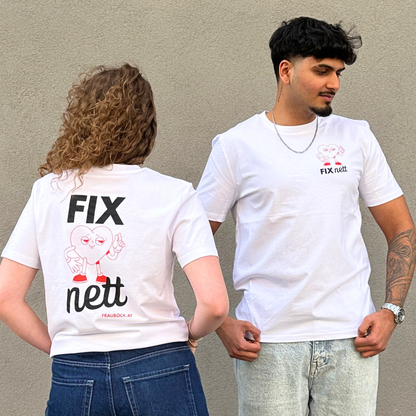 Unisex-Shirt "fix nett"