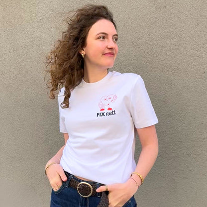 Unisex-Shirt "fix nett"