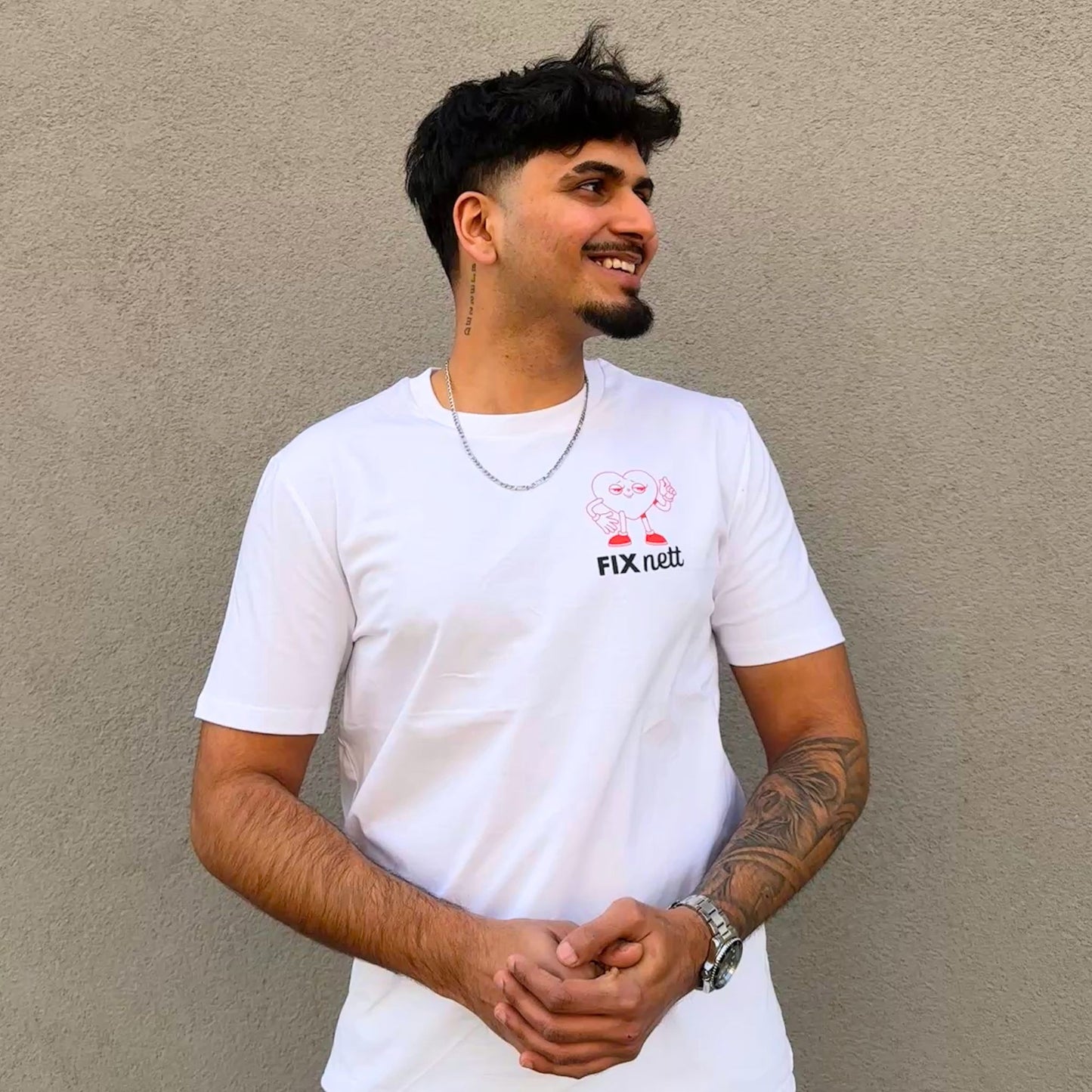 Unisex-Shirt "fix nett"