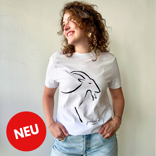 Unisex-Shirt "Bockasso" - weiß