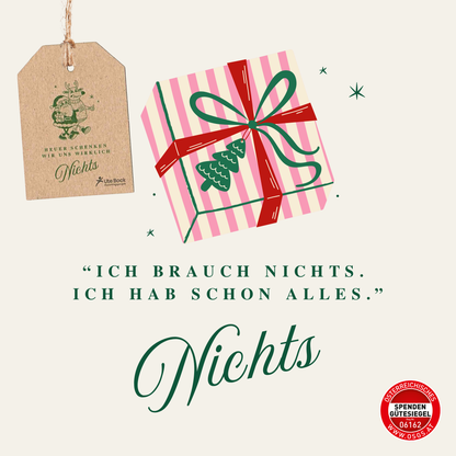 "Nichts"-Spendenpaket