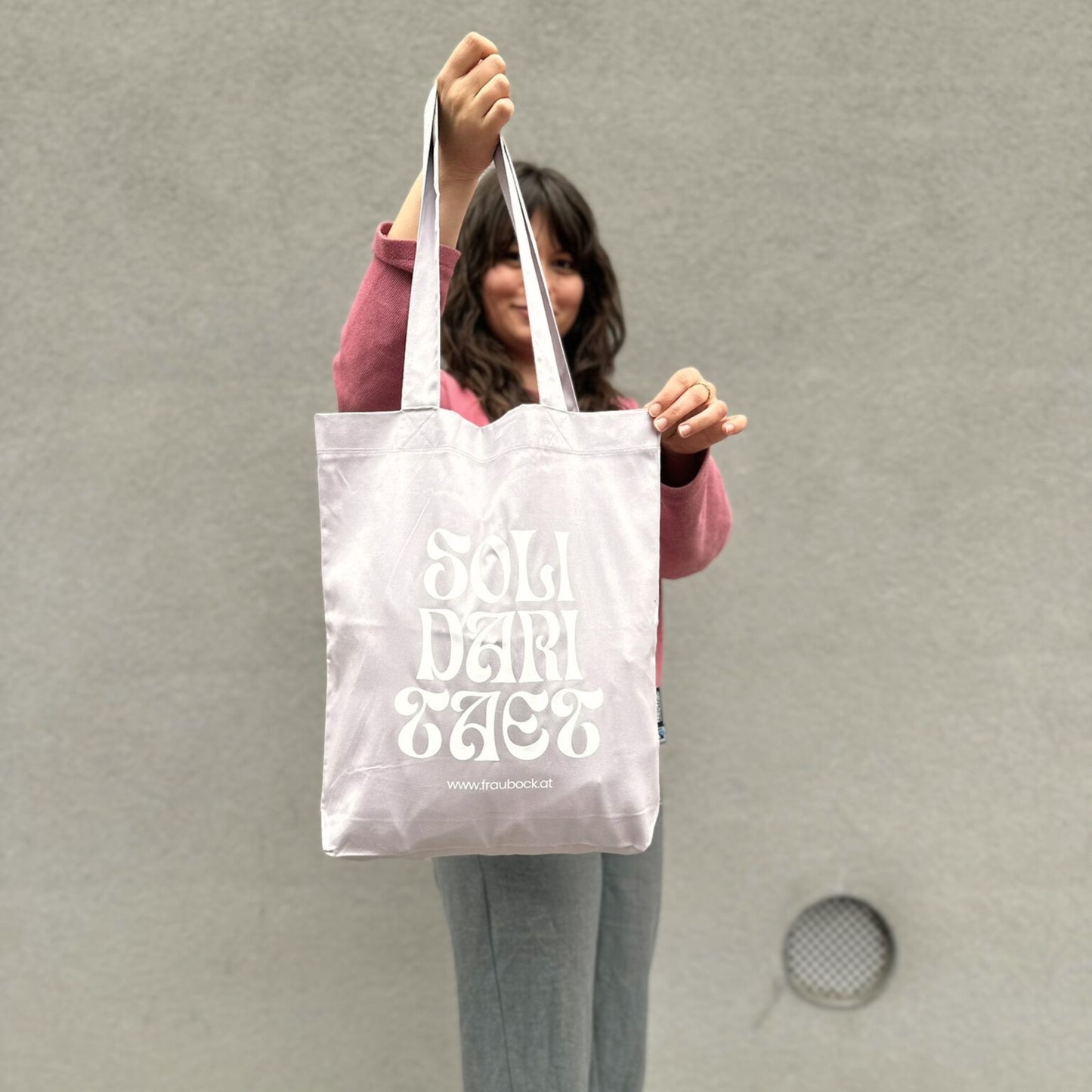 Tasche "Solidarität" - Dusty Purple