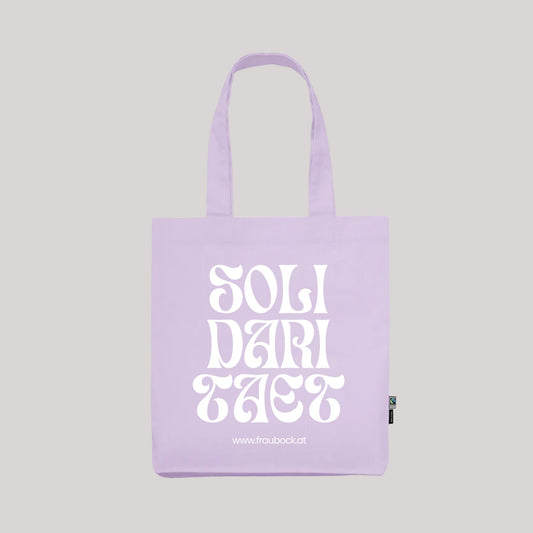 Tasche "Solidarität" - Dusty Purple