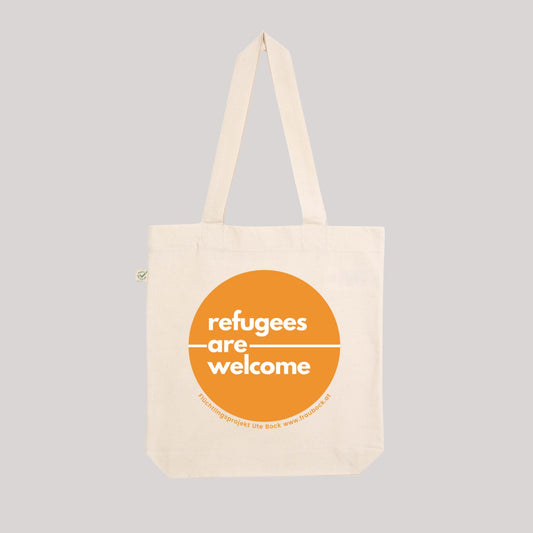 Tasche "refugees are welcome" - Natur