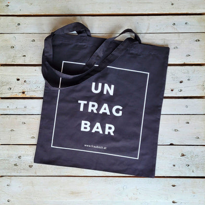Tasche "untragbar" - Black
