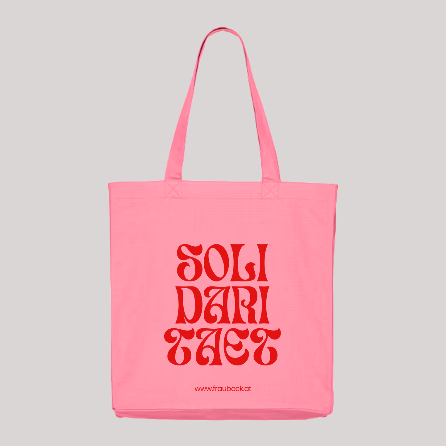 Tasche "Solidarität" - Bubble Pink