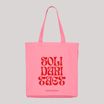 Tasche "Solidarität" - Bubble Pink