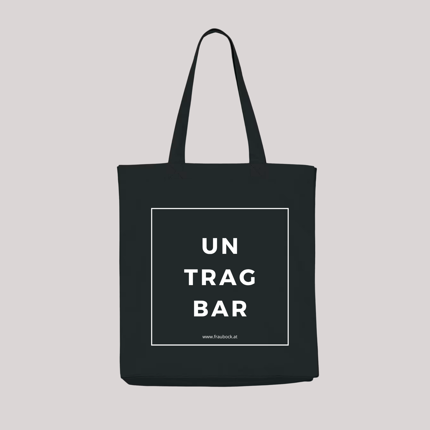 Tasche "untragbar" - Black Shopper