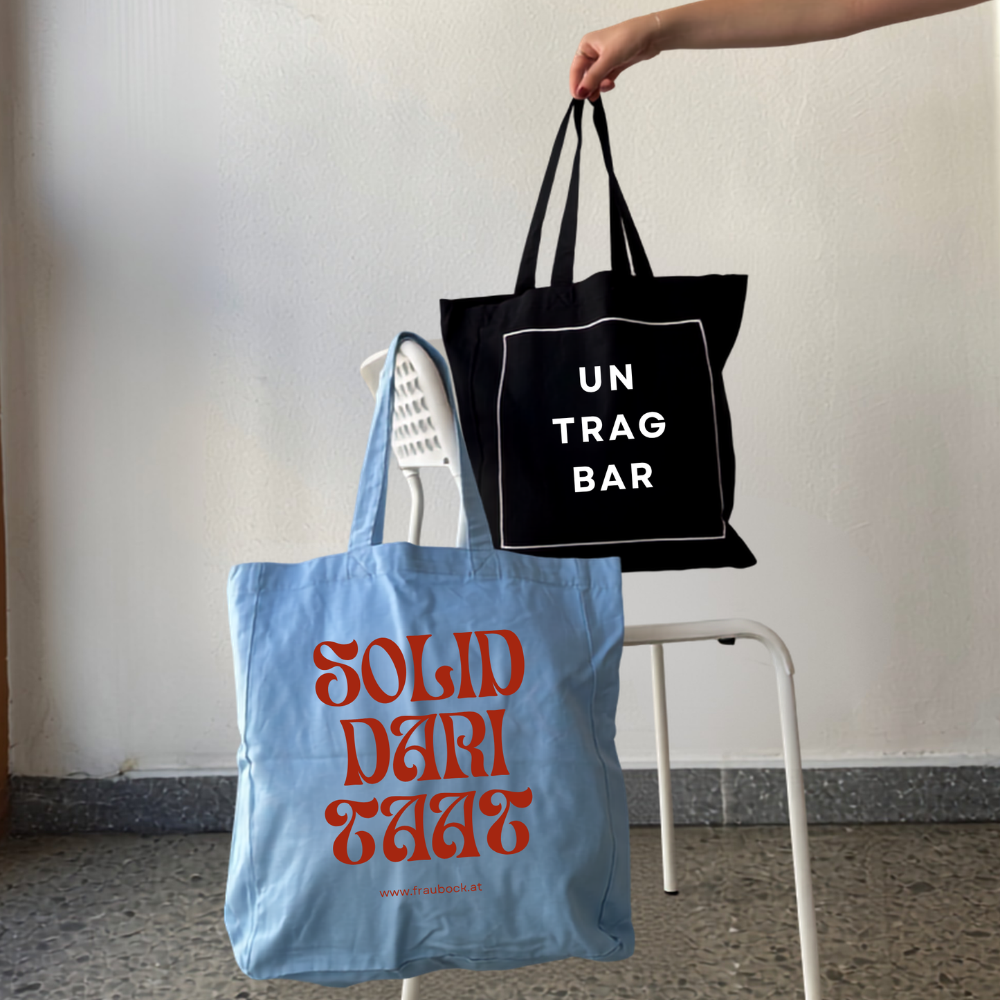 Tasche "untragbar" - Black Shopper