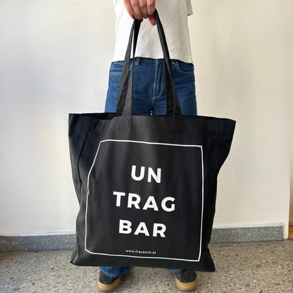 Tasche "untragbar" - Black Shopper