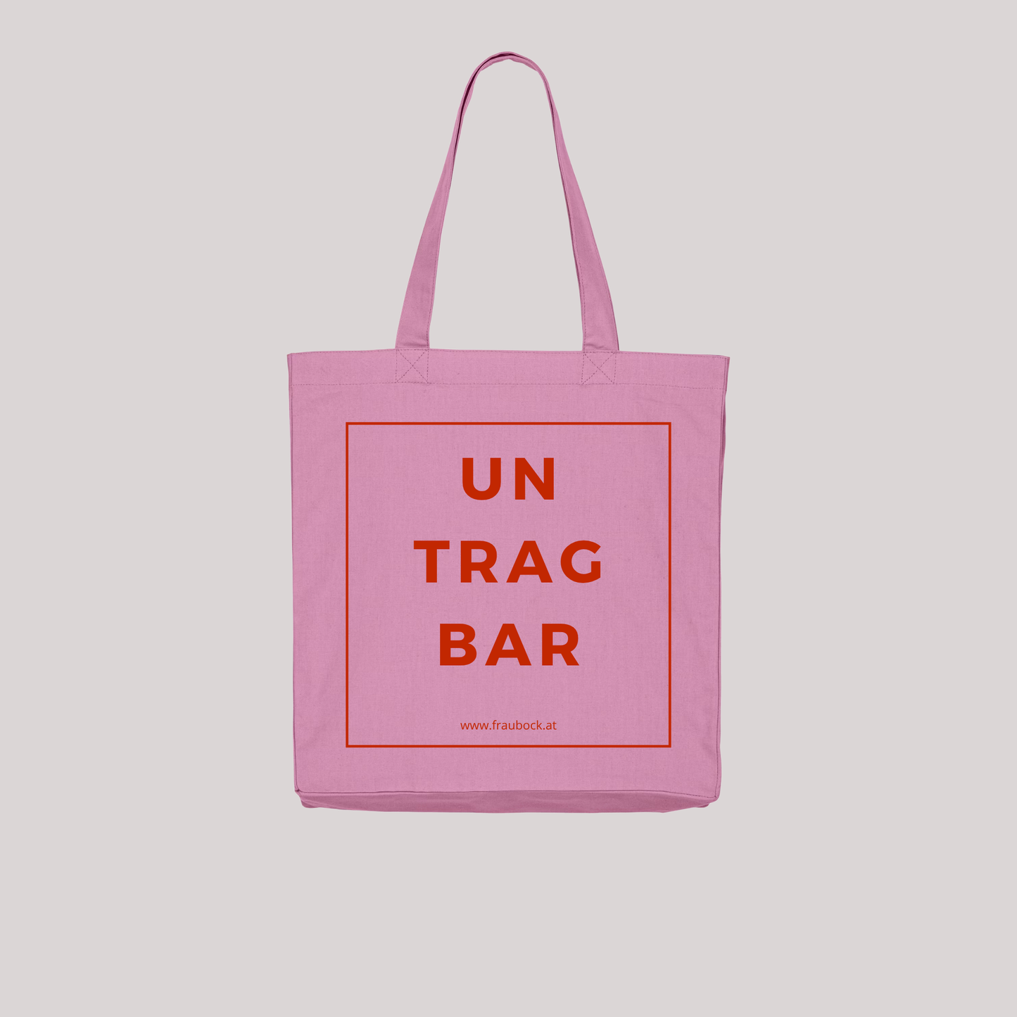 Tasche "untragbar" - Bubble Pink Shopper