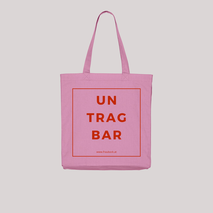 Tasche "untragbar" - Bubble Pink Shopper