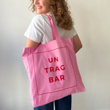 Tasche "untragbar" - Bubble Pink Shopper
