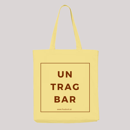 Tasche "untragbar" - Viva Yellow