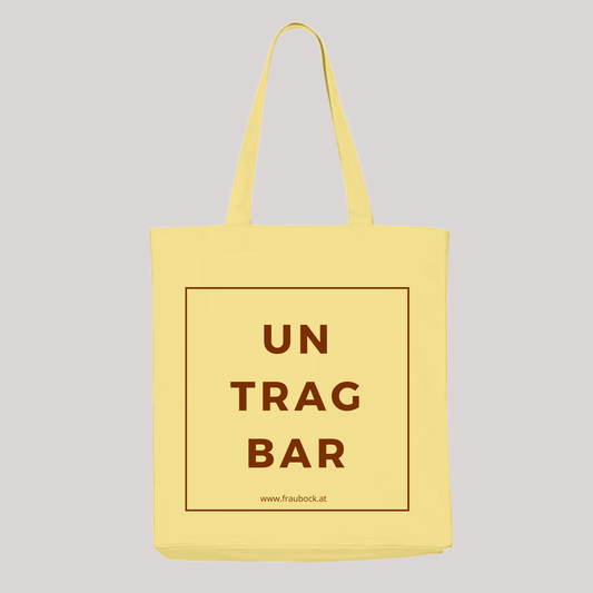 Tasche "untragbar" - Viva Yellow Shopper