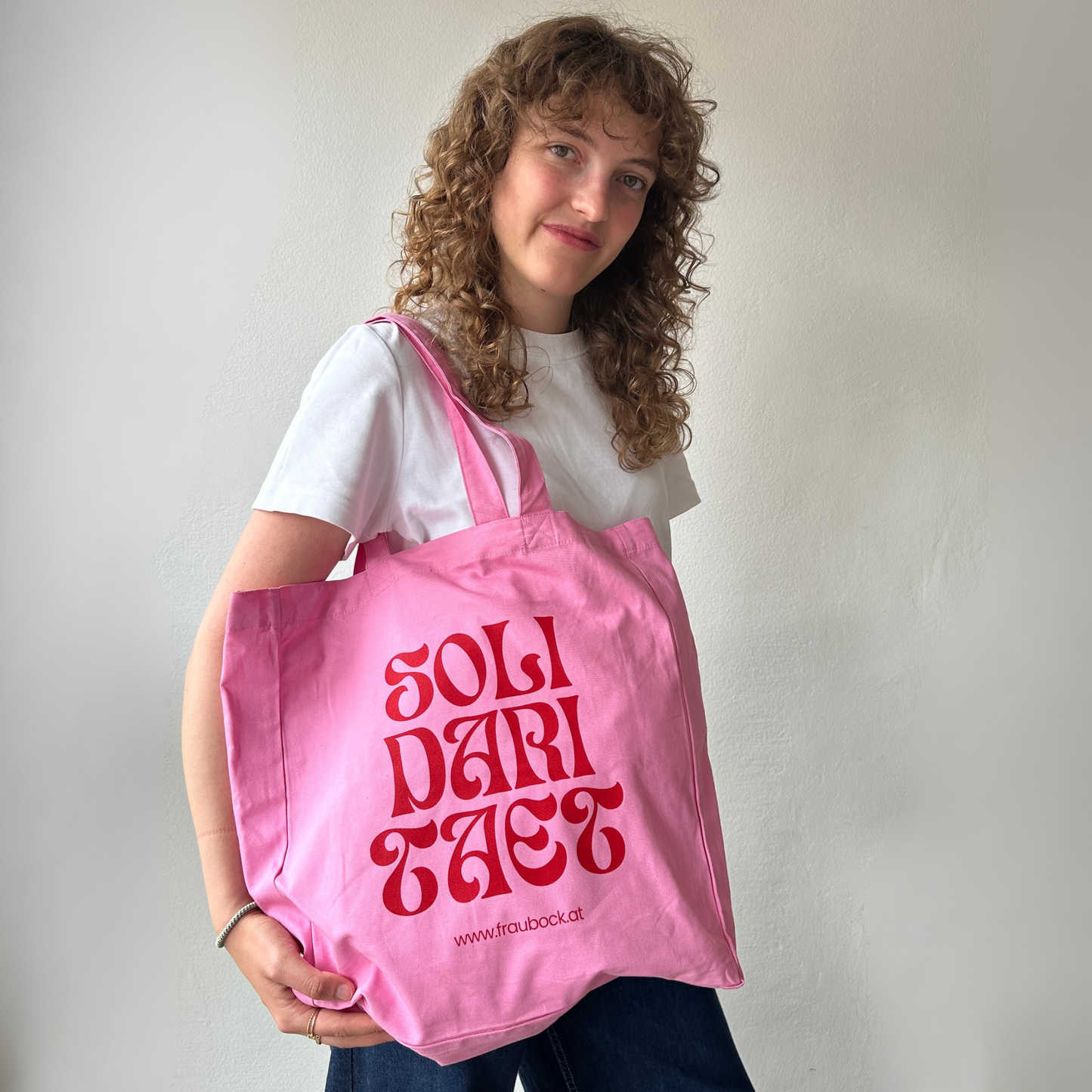 Tasche "Solidarität" - Bubble Pink