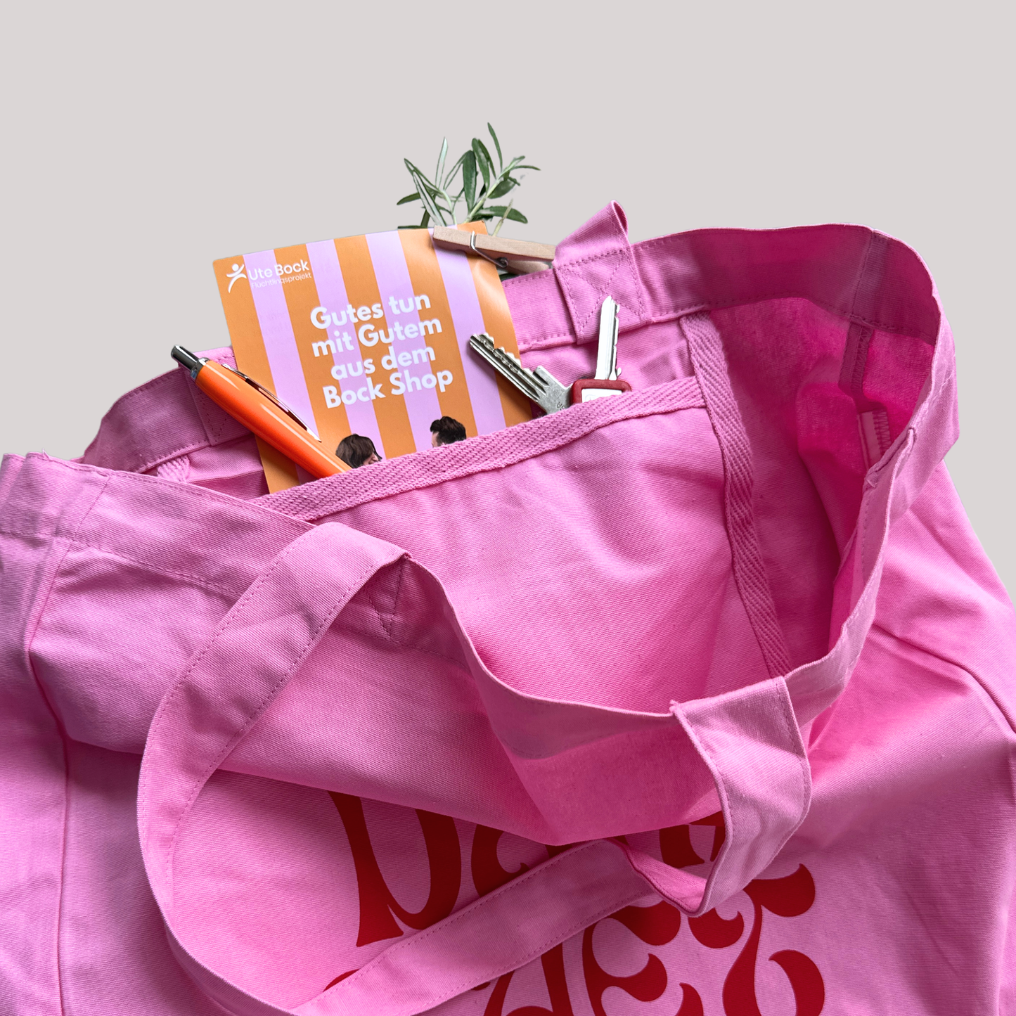 Tasche "Solidarität" - Bubble Pink