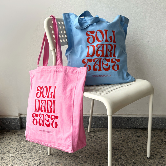 Tasche "Solidarität" - Bubble Pink