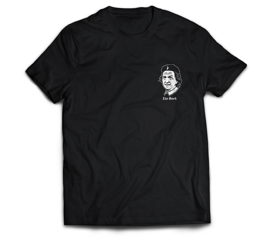 Shirt Ute Guevara Brustprint schwarz